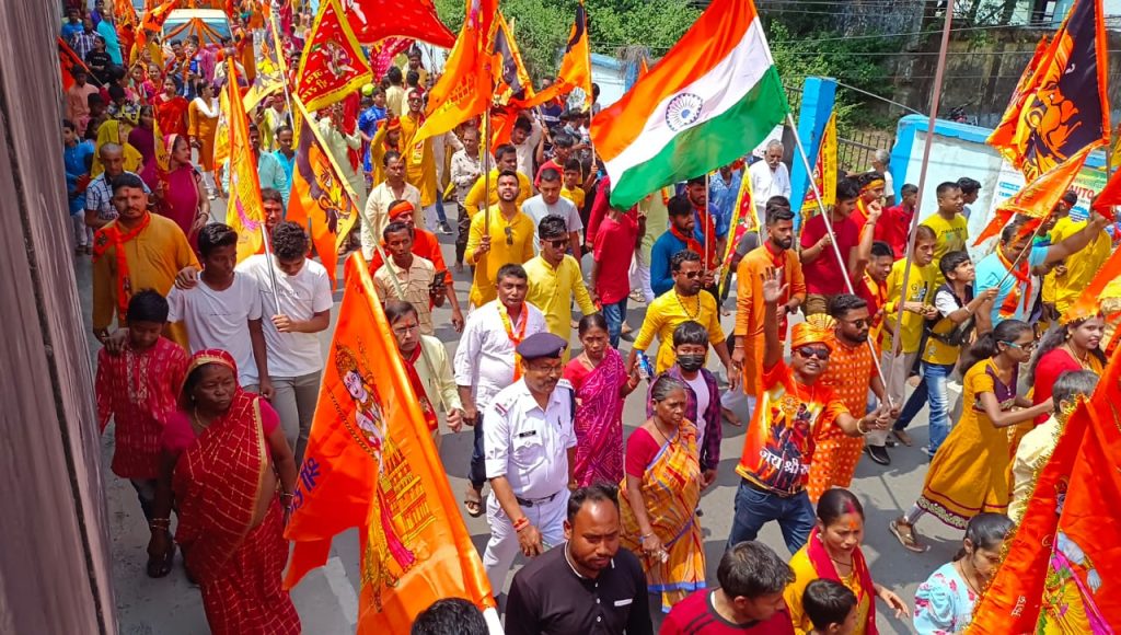 Grand Procession Taken Out By Upper Bagdogra Seva Sangh On Occasion Of ...