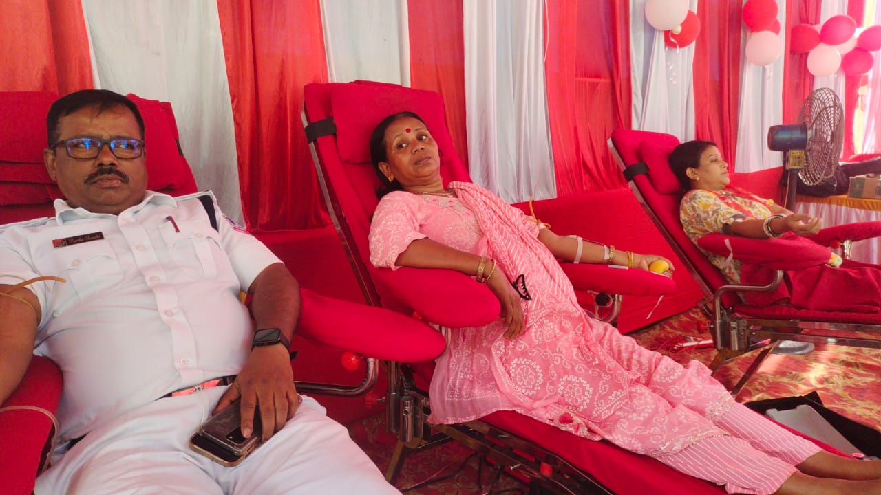 80 units of blood donated in blood Donation camp organized in Siliguri