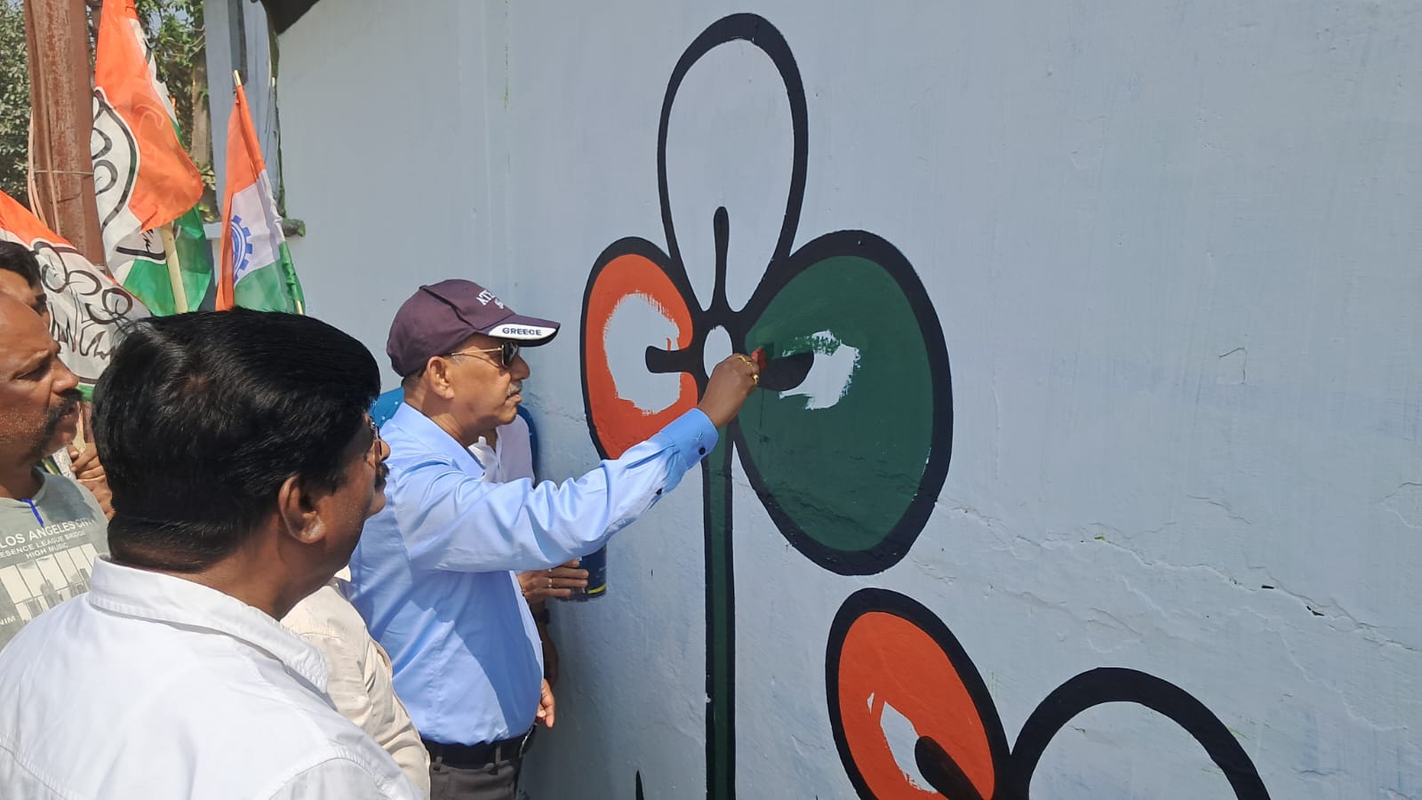 TMC Launches Wall-writing Campaign Ahead Of The Announcement Of Lok ...