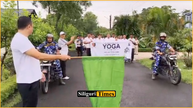RAF battalion organises yoga camp and awareness rally in Dabgram-Fulbari, Siliguri
